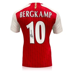 Dennis Bergkamp Signed Arsenal 2023-24 Football Shirt - Picture 1 of 5