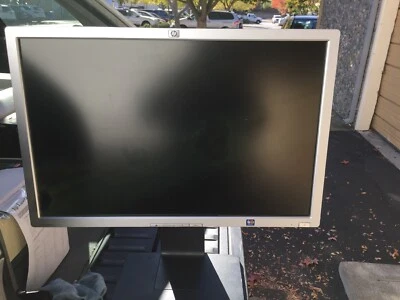 HP LP2465 24" LCD Monitor 1920 x 1200 (60Hz) DVI USB LCD with Stand & Cables  - Image 1 of 4