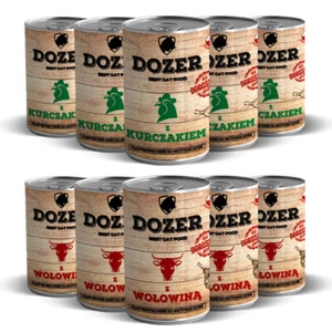 10 x 800g Hundefutter Dozer Mix Huhn Rind Premium Nassfutter getreidefrei TOP - Bild 1 von 11