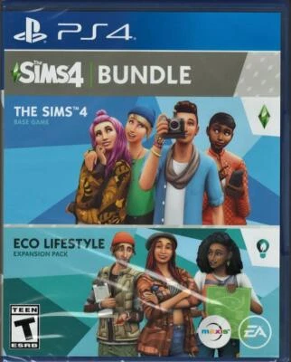 The Sims 4 Plus Eco Lifestyle Bundle PS4 (Brand New Factory Sealed US Version) P - Image 1 of 2