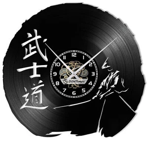 Orologio in Vinile da Parete a tema Giappone Arti Marziali Idea Regalo Originale - Foto 1 di 7