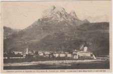 PANORAMA GENERALE DI AGORDO VERSO M.FRAMONT - ALBERGO BUZZATTI (BELLUNO) 1926