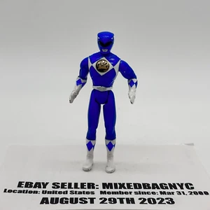 Blue Power Ranger Saban 4" Action Figure 1995 Mighty Morphin Power Rangers - Picture 1 of 2