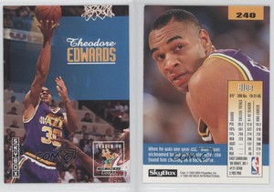 1992-93 Skybox Blue Edwards Theodore Edwards #240