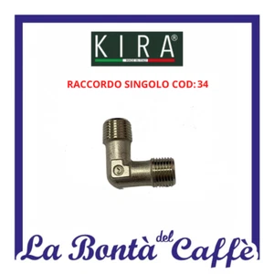 ORIGINAL ERSATZTEIL EINZELSTÜCK L-ANSCHLUSS COD:34 FÜR KAFFEEMASCHINE KIRA - Bild 1 von 1