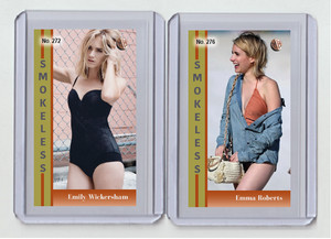 Emma Roberts rare MH Smokeless #'d 1/3 Tobacco card no. 276