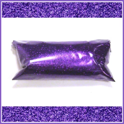 Aditivo de pintura personalizado en escamas de metal púrpura brillante de 0,008" de 2 oz - escamas de metal fino 59 ml Foto 1 de 4