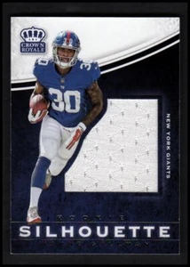 Camiseta Crown Royale Jumbo Rookie Silhouette 2017 #26 Wayne Gallman Giants casi nueva-como nueva - Imagen 1 de 2