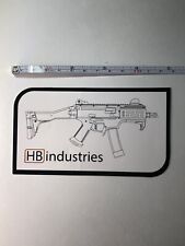 HB Industries CZ Sticker Gun Decals