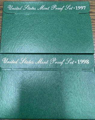 1997 & 1998 US Mint Proof Set Lot of 2 - Image 1 of 3