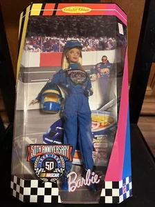NASCAR BARBIE 50th ANNIVERSARY COLLECTOR EDITION 1998, MINT NEW In BOX - Picture 1 of 4