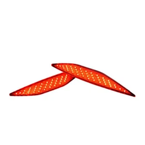 LED Rear Bumper Reflector Fog Brake Turn Indicator Lights For VW Golf 7 14-17 - Picture 1 of 4