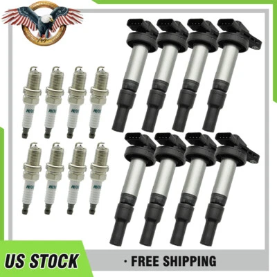 Bobina de encendido y bujía UF519 8x para Jaguar XF XJ8 Land Rover Range Rover LR3 Foto 1 de 4