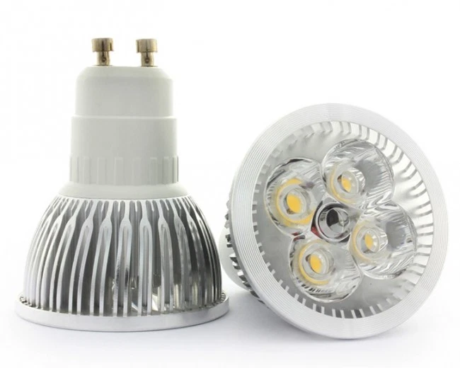 Lampadina 5 Led GU10 5W 220V Faretto Incasso Spot Dicroica Bianco Freddo Pavia - Immagine 1 di 1