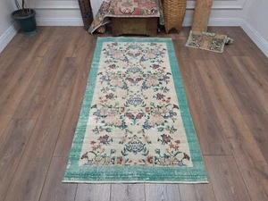 Green Rug, Turkish Area Rug, Anatolian Rug, Antique Rug, Vintage Area Rug - Picture 1 of 10