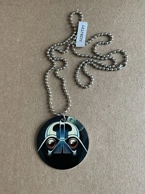 NEW Rovio Angry Birds Star Wars 2D Dog Tag Necklace – Darth Vader #15 of 24 - Image 1 of 4