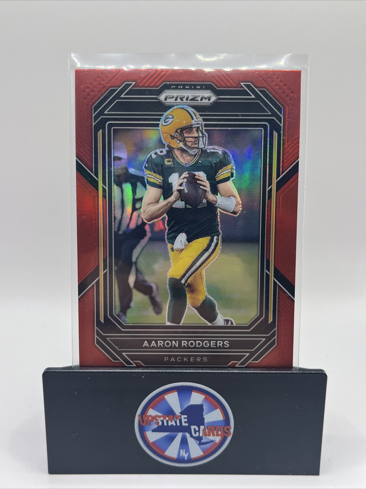 2022 Panini Prizm Football #103 Aaron Rodgers Retail Exclusive Red SSP - Jets