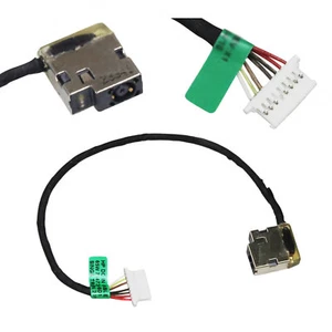 DC POWER JACK CABLE SOCKET HP 17-ak028cy 17-ak029cy 17-ak030cy 17-ak051nr USA CD - Picture 1 of 5