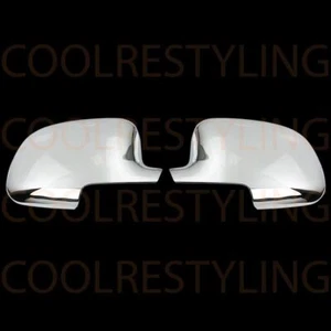 For Chevy Tahoe 2000 01 02 03 04 05 2006 Chrome Full Mirror Cover stick on over - Picture 1 of 1