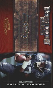 2008 Playoff Prestige Prestigious Pros Red Card #13 Shaun Alexander /750