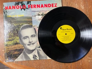 Manolo Fernández – Cuba En La Lejania / En Mi Viejo San Juan LP Carlos Barnet VG - Picture 1 of 6