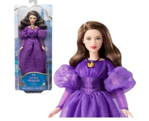 Mattel Disney The Little Mermaid Vanessa Fashion Doll in Signature Purple Dress - Picture 1 of 4