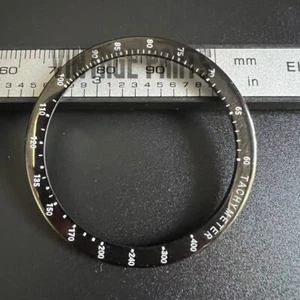 Inserto de bisel de cerámica negra 43,3*35,6 mm apto para reloj AR70002 - Imagen 1 de 5