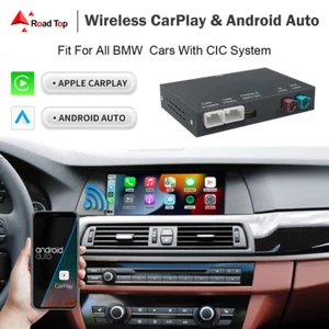 For BMW CIC 5 7 Serie F10 F11 F07 F01 F04 Wireless CarPlay AndroidAuto Interface - Picture 1 of 13