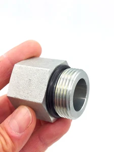 PARKER 16-12 F5OG5-S Straight Expander Reducer 1-5/16" x 1-1/16" SAE Genuine OEM - Picture 1 of 10