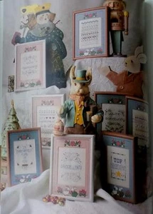 OSTERNMUSTER Kreuzstich 9 Muster Frohe Ostern Hase Blumen Eier Herzen - Bild 1 von 4