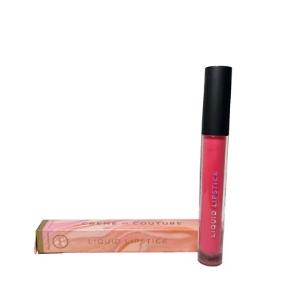 Lápiz labial líquido SIGMA Creme De Couture PEACH-TINI tamaño completo color rosa Foto 1 de 2