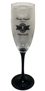RARE Vintage Beaulieu Vineyard Salutes Super Bowl XXVI Champagne Glass 9” Tall - Picture 1 of 6