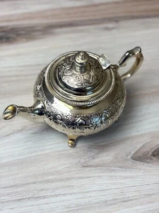Moroccan Authentic Traditional Silver Teapot - Picture 1 of 3