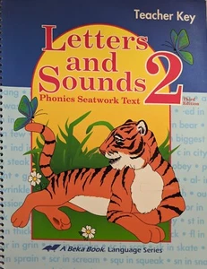 Abeka Letters and Sounds 2 Phonics Sitzarbeit Text Lehrer Schlüssel, dritte Ausgabe - Bild 1 von 1