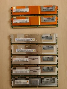 24GB Joblot of Samsung and Hynix PC2-5300F-555-11 Server Memory.. - Picture 1 of 5