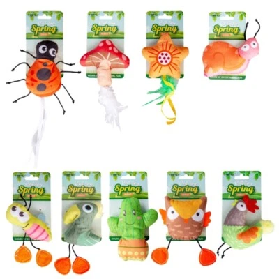 Pet Catnip Soft Clean Teeth Toothbrush Chew Cats Toys Molar Teeth Cleaning - Image 1 of 4