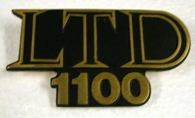 Insignia de cubierta lateral LTD 1100 para KAWASAKI KZ1100 LTD1100 L1 1983 nuevo emblema KS35 Foto 1 de 2