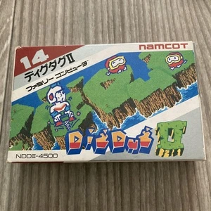 Famicom Nintendo FC NES NTSC-J Dig Dug II (Includes box and manual) - Picture 1 of 7