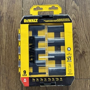 DEWALT 9 -Piece Standard (SAE) 3/8-in Drive Set 6-point Impact Socket Set - Picture 1 of 21