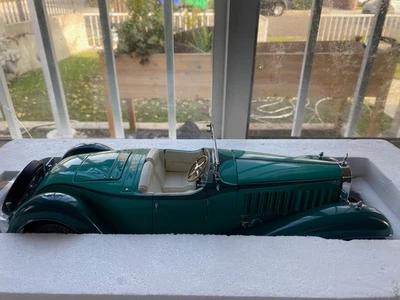 RARO | BAUER | 1/18 |Bugatti Royale Tipo 41 Cupé | - VERDE/CREMA | CAJA ORIGINAL Foto 1 de 4