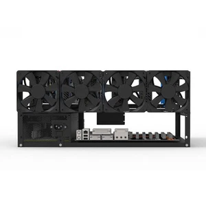 Mining Rig Frame Case Grafikkartenhalter 6 Gpu Rack stapelbar Miner Comp AM - Bild 1 von 10