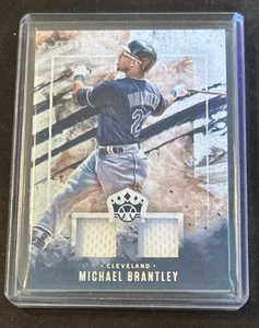 2019 Diamond Kings Michael Brantley Dual Jersey Relic #95/99 Cleveland/Houston - Picture 1 of 2