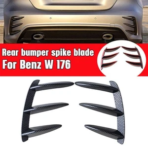 Carbon Fiber Rear Bumper Air Vent Spoiler Trim for Benz A class W176 A200 A260 - Picture 1 of 8