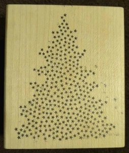 Stempel Francisco Holzstempel STERNBAUM wunderschön! - Bild 1 von 2