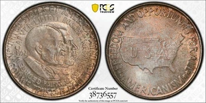 1952 P Washington / Carver Commemorative Half Dollar PCGS MS-67 - Toned - Picture 1 of 5