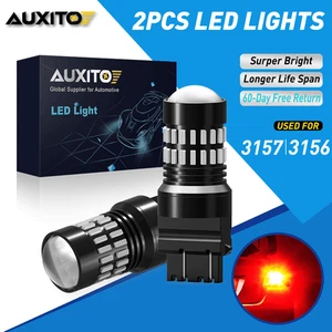 Luz de freno LED bombillas de flash estroboscópicas traseras 3157 3057 4157 rojas para Ford F-150 - Imagen 1 de 10