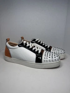 Christian Louboutin Herren Louis Junior Spikes Orlato Flach Niedrig Turnschuhe 46-12 - Bild 1 von 7