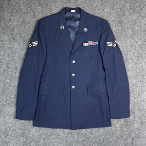 Abito vintage USAF giacca blu 41XL | DeRossi & Son | uniforme aviatore | toppe - Foto 1 di 24