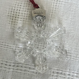 Marquis Waterford Kristall 2006 jährliches Schneeflocken-Ornament - perfekt! No Box - Bild 1 von 6