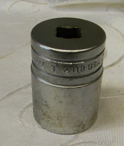 SNAP-ON 3/8" DRIVE 1" OIL PRESSURE SENDER SOCKET #A118 - Picture 1 of 4